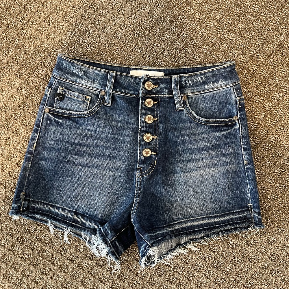 KanCan Dark Blue Jean Shorts